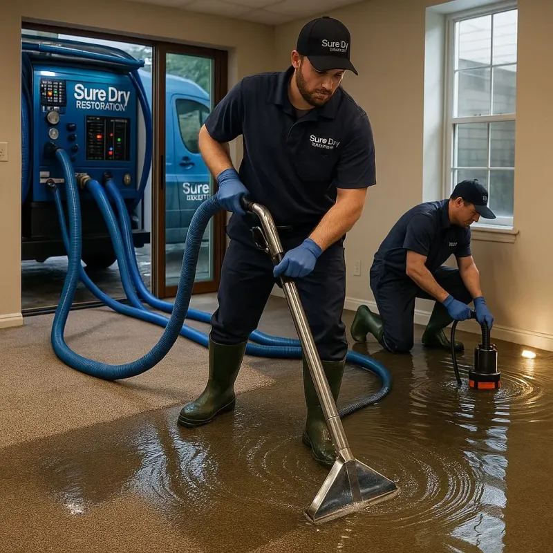 Water Extraction and Removal process in Cloverdale, CA